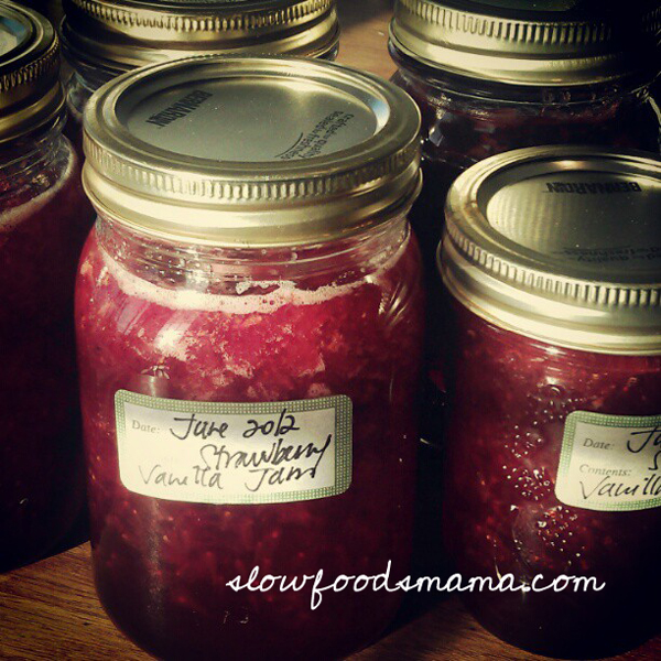 homemade strawberry vanilla jam recipe